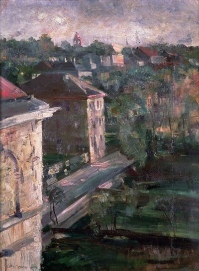 Schwabing, 1891 door Lovis Corinth